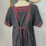 Vintage Mexican Embroidered Dress S/M