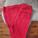 Rollas Eastcoast cord flares red 26/8