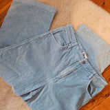 Wrangler Hi Bells – Crop- Blue– Size 14