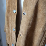 Vintage Fred Bare Suede Bomber Jacket – Small