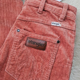 Wrangler Hi Bells – Saffron Corduroy – Size 9