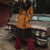 Stephen Dattner London / Melbourne Vintage Suede & Fur Coat — Size XS/S