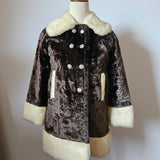 Vintage 70s Faux Fur Penny Lane Coat XXS