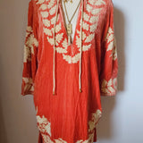 Chasing Unicorns Velvet Mini Dress — Ember Red XS rrp $690