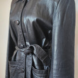 VINTAGE SIRICCO BUTTERY SOFT LEATHER JACKET — SIZE S