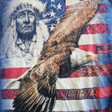 The Mountain USA Native American Eagle Graphic Tee – Size M unisex