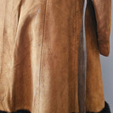 Stephen Dattner London / Melbourne Vintage Suede & Fur Coat — Size XS/S
