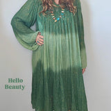 Vintage Indian Lurex Dress – One Size S/M/L