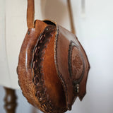 Vintage Tooled Leather Bag