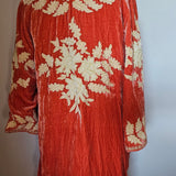 Chasing Unicorns Velvet Mini Dress — Ember Red XS rrp $690