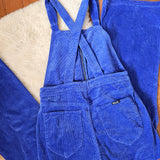 Rollas Electric blue overalls size 14