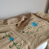 Custom Painted Sheepskin Suede Penny Lane Coat XS/S