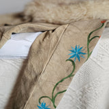 Custom Painted Sheepskin Suede Penny Lane Coat XS/S