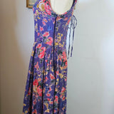 Urban Noir Floral Maxi Dress