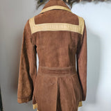 1970s Pioneer Wear Two-Tone Suede Jacket – Size 8