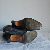 Vintage Italian Leather Western Boots – Size 35.5