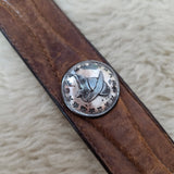 Vintage Gulf n’ Western Leather Belt size 42 unisex