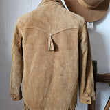 Vintage Fred Bare Suede Bomber Jacket – Small