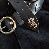 The Lair Western Motif Leather Belt – Size L