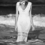 Chasing unicorns 🦄 crochet dress L 10/12