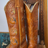 Vintage Acme Brown Leather Cowboy Boots – Size 70C (US7C)