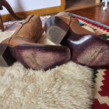 Vintage Wrangler Brown Leather Western Boots 🤎 7