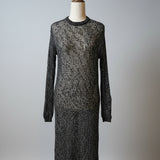 Rare Spell Early Days Black Open Back Knit Dress | Size M/L