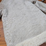 Vintage Shearling Sheepskin Coat – Rustic Cream 8/10