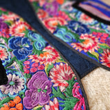 Embroidered Indian Floral Vest M