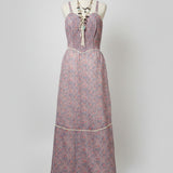 Gunne Sax Style 1970s Prairie Maxi Dress size 11