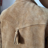 Vintage Fred Bare Suede Bomber Jacket – Small