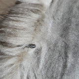 Vintage English Suede Lamb Fur Trim Coat Approx M