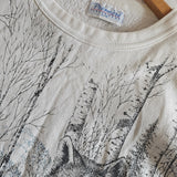 Vintage 1980s Wolf Graphic Sweatshirt – Size L/G