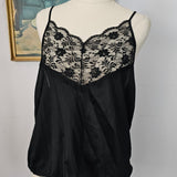 Vintage Norman Hartnell Black Slip – Size 12