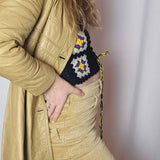 Chasing Unicorns Another Land Tan Velvet Bell Bottoms size L 12/14