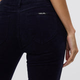 Rollas Dallas low Bootcut cords 27/9 Navy Blue