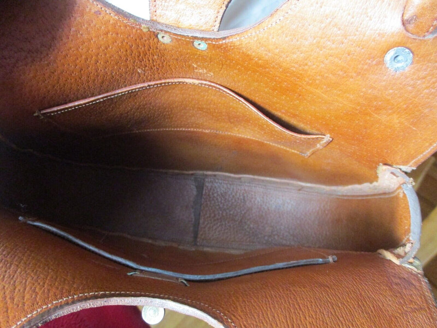 Handcrafted Tooled Leather Shoulder Bag