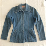 Genuine 1970's vintage Blues Union Women's denim jacket in good condition small