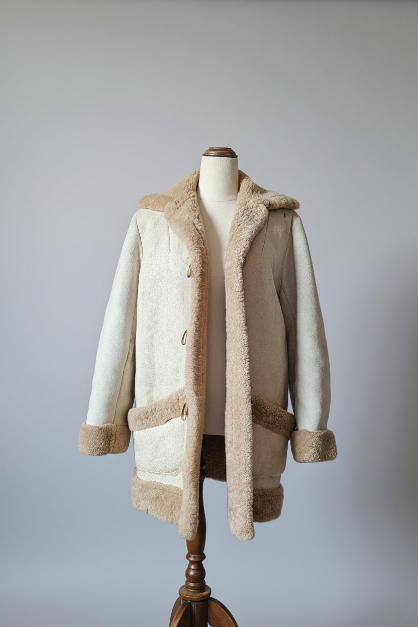sheepskin shearling coat