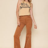 Rollas Eastcoast Flare Tan size 30/12
