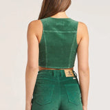 Wrangler Westbound Cord Vest – Basil Cord size 8