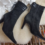 Black suede boots size 6 - Devils the Angel