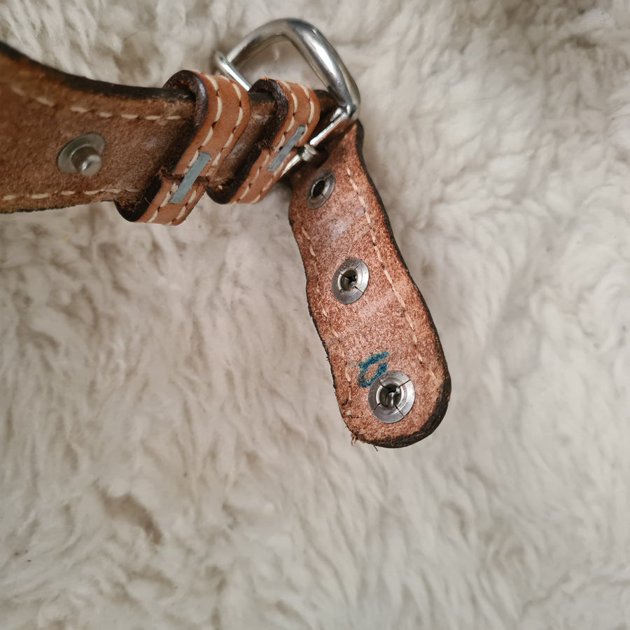 Vintage tooled western belt size small