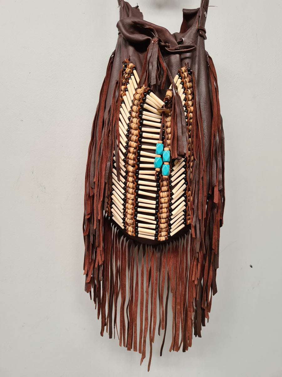 Native American Dreamweaver Fringe Bag