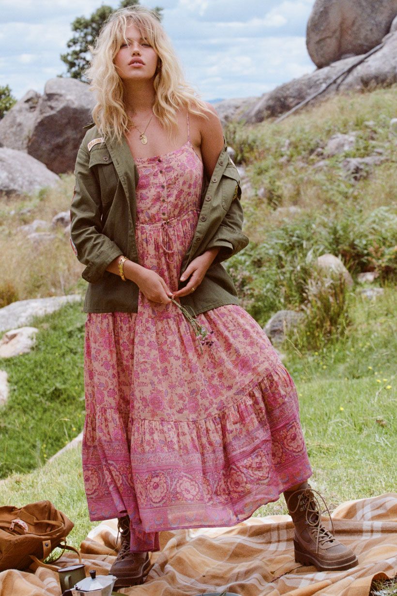 SPELL FOLK SONG SUNDRESS BLOSSOM SIZE S