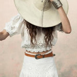 SPELL & GYPSY COLLECTIVE | Tan Cactus Rose Belt S/M - Devils the Angel