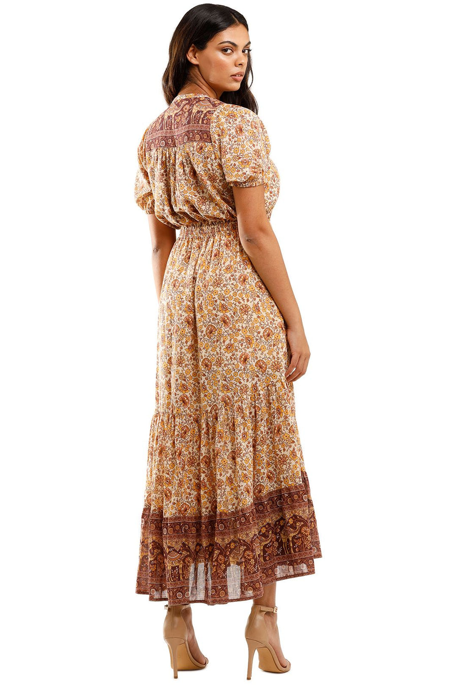 Spell and The Gypsy Sundown Maxi Dress/Gown in Spice NEW with tags size XS - Devils the Angel